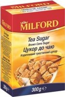 Сахар МИЛФОРД чайный коричневый тростниковый б/к 300г