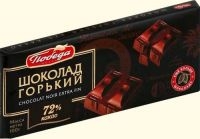 Шоколад ПОБЕДА ВКУСА горький 72% какао 100г