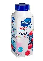Йогурт ВАЛИО МАЛИНА-ЧЕРНИКА питьевой 0,4% т/п 330г